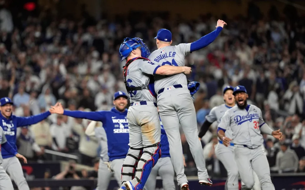 Dodgers claim World Series