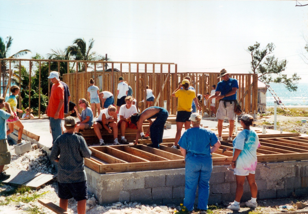 Rebuilding after a hurricane